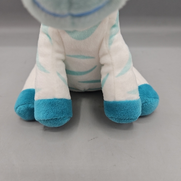 Hallmark Blue Magnetic Kissing Zebra Plush 7" Sewn Eyes Baby Lovey Stuffed - Picture 7 of 10